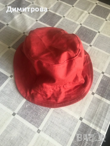 Дамска сламена шапка /капела/, шапка от плат, снимка 4 - Шапки - 51554314