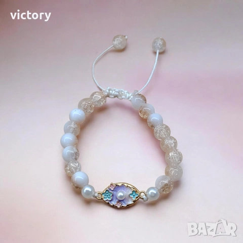 Blossom Pearl Serenity – Нежна ръчно изработена гривна