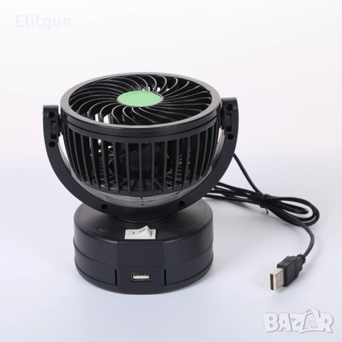 Преносим вентилатор за кола с USB зареждане, снимка 4 - Друга електроника - 52862554
