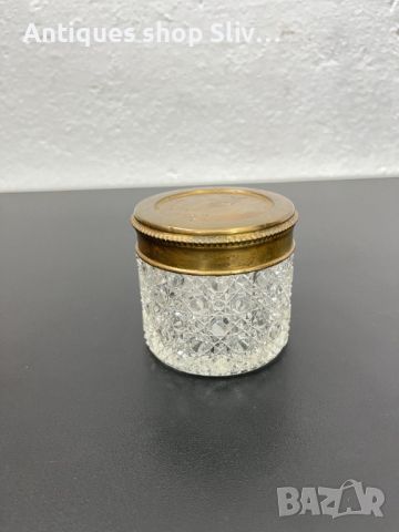 Стара кристална чаша за уиски. №5602, снимка 1 - Антикварни и старинни предмети - 46459824