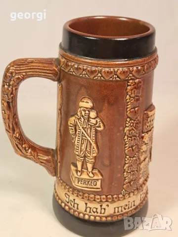 немска керамична колекционерска халба 25/4, снимка 4 - Колекции - 50235502