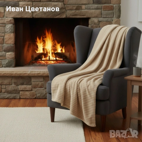 Меко и ватирано микрофибърно одеяло 200x220 см за топъл и стилен сън