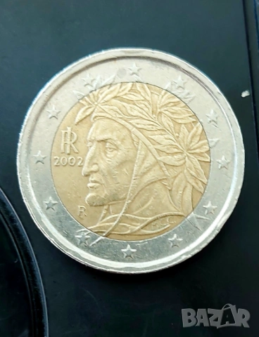 2 евро Данте Алигиери 2002, снимка 2 - Нумизматика и бонистика - 53618710