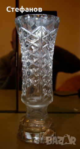 Кристални вази от соца, снимка 6 - Вази - 44958637