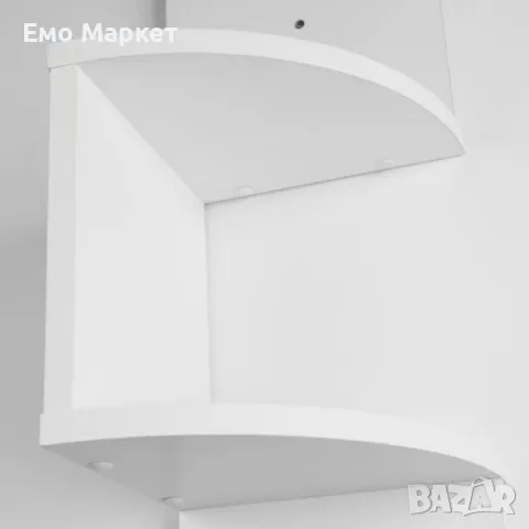 Ъглова етажерка за съхранение с 5 рафта, снимка 3 - Етажерки - 50091487