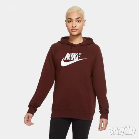 Оригинален дамски суичър Nike Essential, снимка 4 - Суичъри - 47602518