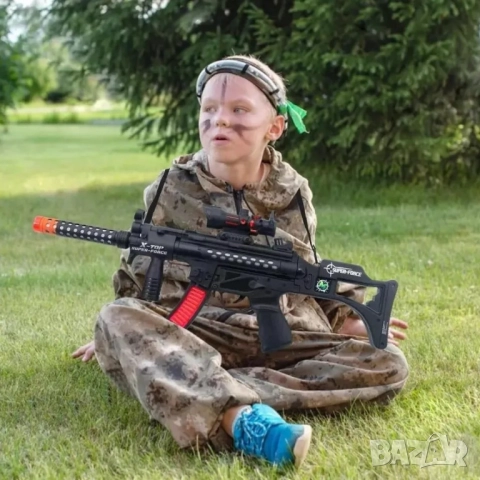 Пластмасова камуфлажна играчка със звук и светлина