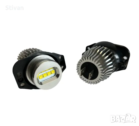 Бели LED Angel Eyes крушки за BMW E90/91, снимка 6 - Аксесоари и консумативи - 48199807