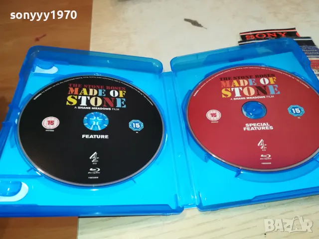 THE STONE ROSES-MADE OF STONE X2 BLU-RAY DISC 1803251130, снимка 4 - Blu-Ray филми - 49540140