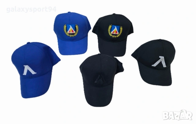 Шапка Левски София София бродерия 5модела Черно с черно, бяло, Синьо