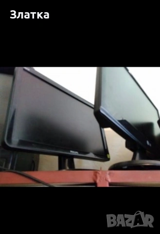 LCD монитор Филипс Philips Filips 190cw8fb/00, в гаранция,почти нов,перфектен!!! Монитори Самсунг