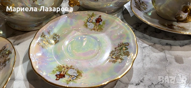 Винтидж порцеланов комплект, снимка 6 - Антикварни и старинни предмети - 53734894