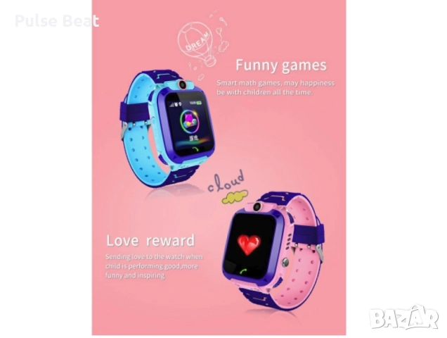 Водоустойчив детски 2G смарт часовник с вградена камера / Цветове - син, розов;, снимка 9 - Смарт часовници - 52045041