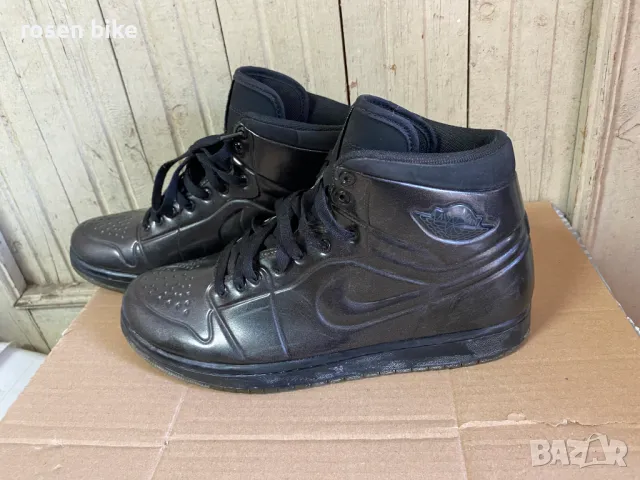 ''Nike Air Jordan 1 Anodized Black Foamposite Armor''оригинални 42.5 номер, снимка 6 - Маратонки - 47865033