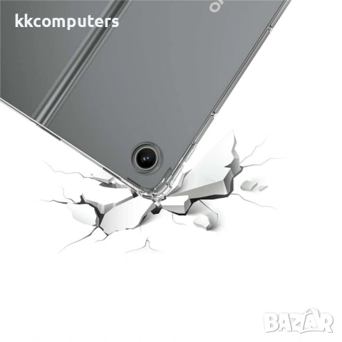 TPU Калъф за Lenovo Tab Plus + Протектор за Екран, 4 AirBag ъгли, Защита на камерата, Прозрачен, снимка 4 - Калъфи, кейсове - 53019373
