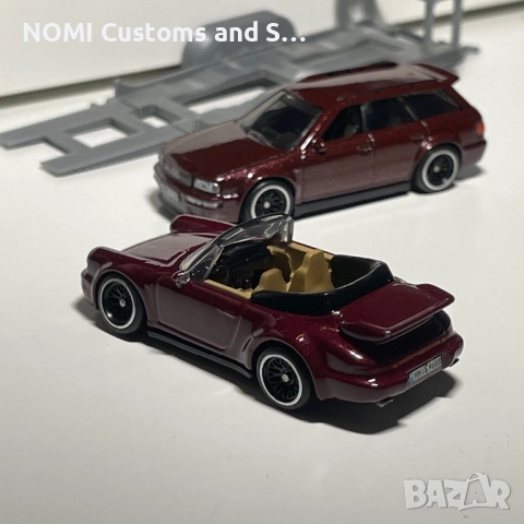 Hot Wheels Porsche 911 Turbo & Audi Rs2 Avant, снимка 3 - Коли, камиони, мотори, писти - 52535266