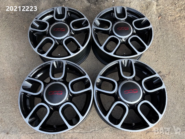 4 броя алуминиеви джанти за Fiat 500 15, снимка 5 - Гуми и джанти - 53131743