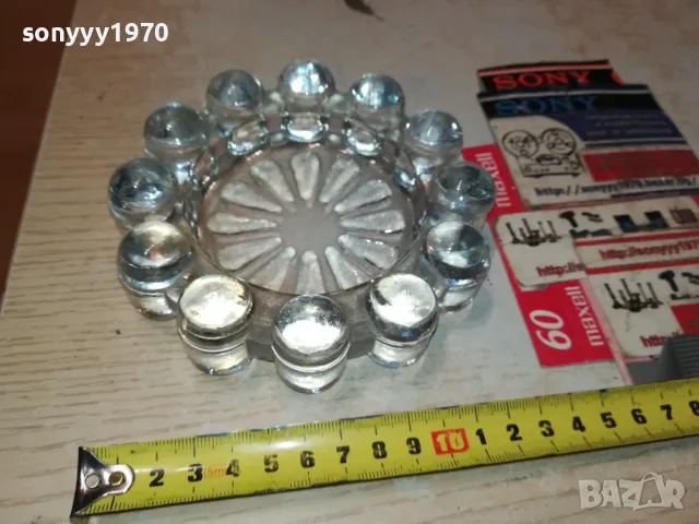 КРАСИВ СТЪКЛЕН ПЕПЕЛНИК 1405251147