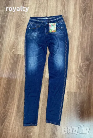 🌺👉 Дамски Клин Имитация на Дънки, снимка 4 - Клинове - 50372742