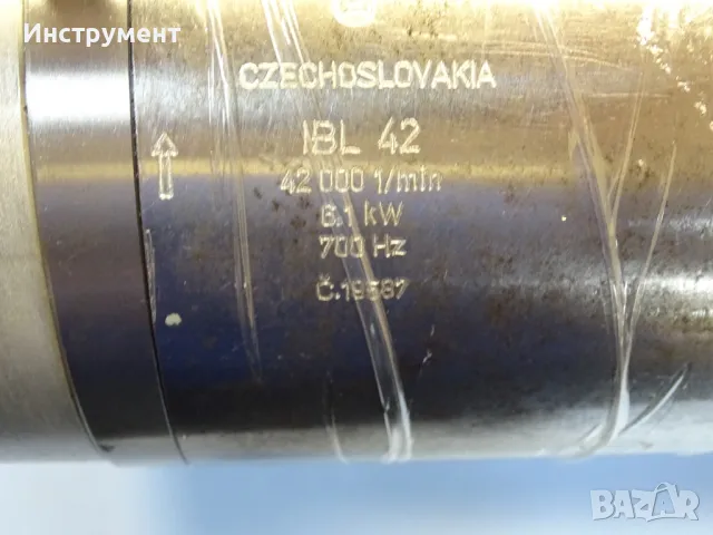 Мотор шпиндел TOS IBL 42 motor spindle 6.1kW Č19587, снимка 2 - Резервни части за машини - 49929570