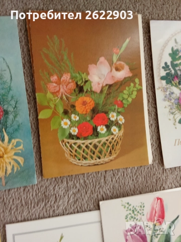 Руски поздравителни картички, снимка 7 - Колекции - 52413797