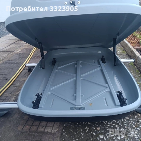 Автобокс Jetbag Sprint 320 + напречни греди, снимка 4 - Аксесоари и консумативи - 54091816