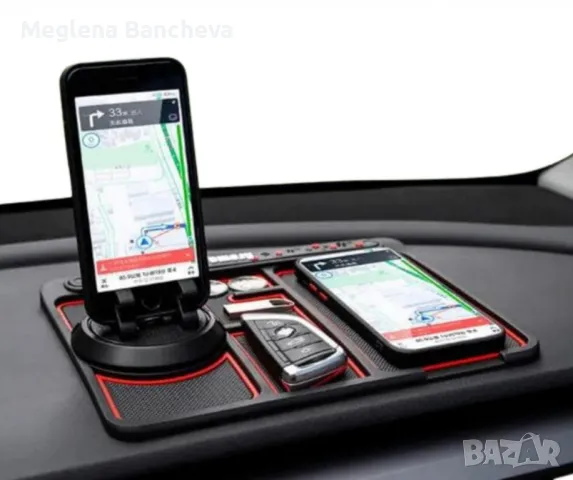 Многофункционална противоплъзгаща подложка за кола 4в1 17ЛВ., снимка 6 - Аксесоари и консумативи - 49456029