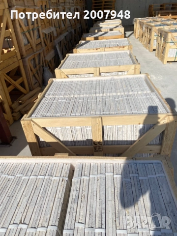 Травертин Силвър с размер 1.2/40.6/61 - 49 лв. м2 с ддс., снимка 7 - Облицовки - 52390655