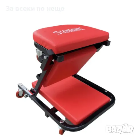 Сгъваема aвтомобилна лежанка – работен стол за автосервиз StahlMayer, снимка 4 - Други инструменти - 50327247