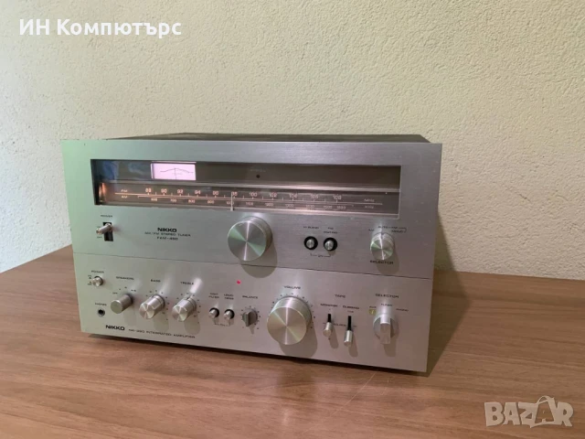 Продавам сет Nikko от два компонента, снимка 3 - Ресийвъри, усилватели, смесителни пултове - 51055717