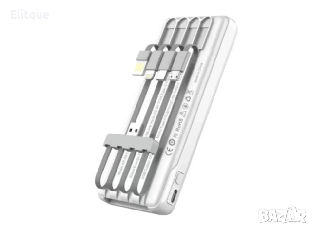 Преносима батерия KLGO KP-65, 10000mAh, снимка 2 - Друга електроника - 52778744