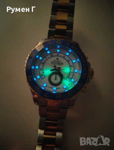 Rolex Yachtmaster bicolor автомат, керамика сапфир 43mm, бартер, снимка 9 - Мъжки - 53797743