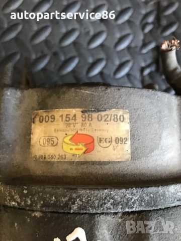 Алтернатор Eco Power Bosch за Mercedes 1117 (1997) 0091549802, снимка 2 - Части - 54164841