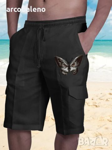 Мъжки къси карго панталони с много джобове, 15цвята , снимка 2 - Къси панталони - 45906493