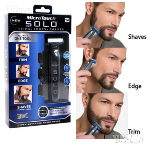 Електрическа самобръсначка MicroTouch Solo, снимка 10 - Тримери - 52806846