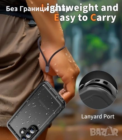Нов кейс Samsung Galaxy S26 водоустойчив твърд калъф 360 черен, снимка 11 - Калъфи, кейсове - 53875679