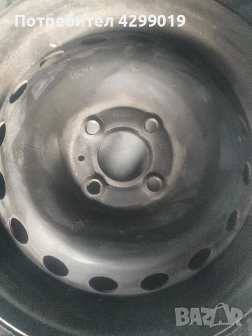 Продавам железни джанти 15-ки! 4х100, снимка 4 - Гуми и джанти - 52895408