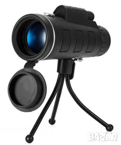 К-т 3-в-1 ТЕЛЕСКОП 40x60 с Компас и Принадлежности Трипод Адаптер Стойка за Камера Смартфон БАРТЕР, снимка 9 - Селфи стикове, аксесоари - 51099229