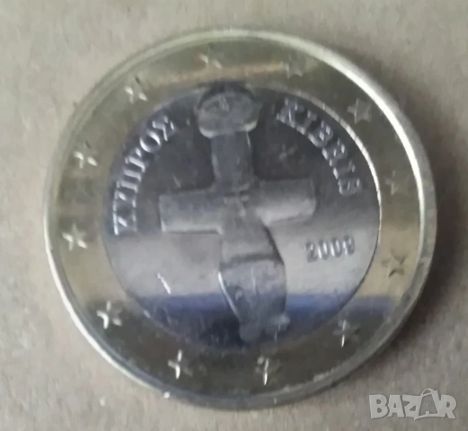 1 Euro Cyprus 2009, снимка 2 - Нумизматика и бонистика - 53689958