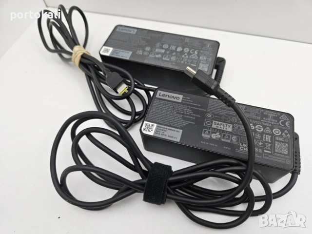 +Гаранция! Зарядно захранване за лаптоп Type-C Lenovo 65W