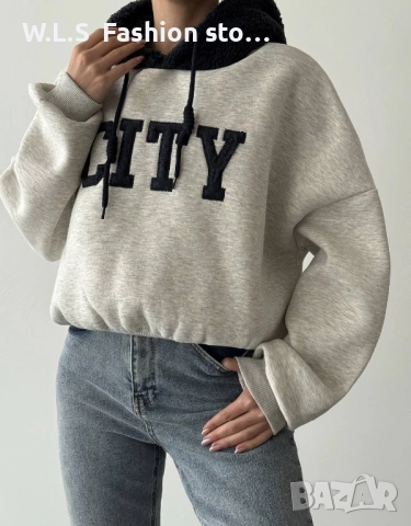 Дамска ватирана блуза, снимка 3 - Блузи с дълъг ръкав и пуловери - 52283042