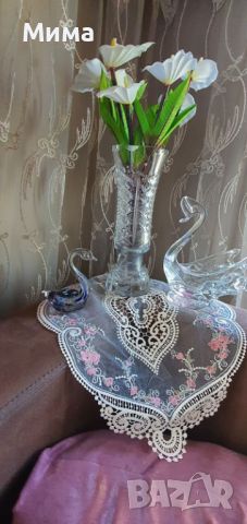 Кристална ваза, снимка 5 - Вази - 45464492