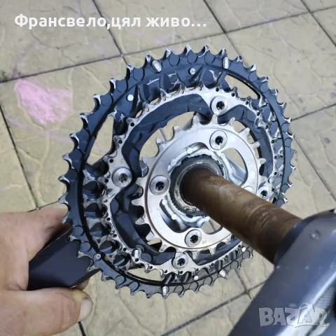 Курбел за велосипед колело Shimano slx fc m 670, снимка 3 - Части за велосипеди - 46991645