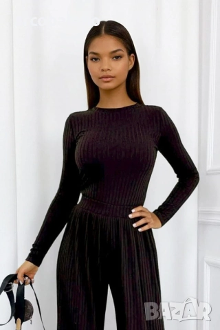 Дамски оребрен комплект от две части, 3цвята , снимка 14 - Комплекти - 52972372