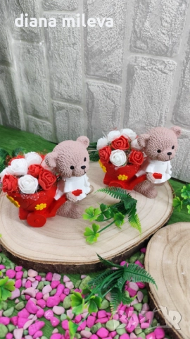 Сладки малки мечета в бяло и червено!!, снимка 10 - Декорация за дома - 52126193