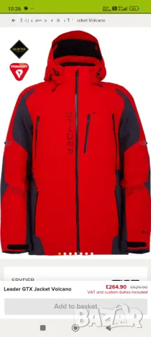 Ски яке Spyder Leader Gore-Tex , 28.000mm , S размер, снимка 3 - Якета - 48305646