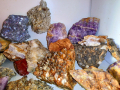 лот колекция минерали от България друза Кварц аметист кристали яспис галенит азурит ахат халцедон , снимка 7
