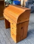 Класическо писалище с рол капак (Roll-top desk), снимка 5
