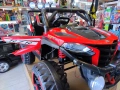 X двуместен акумулаторен джип JAKARTA 4x4 червен, снимка 1