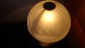 Настолна лампа тип 110011 от месинг и издухано стъкло Hufnagel Leuchten, Германия, снимка 5